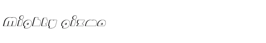 font Mighty-Gizmo download