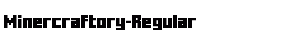 font Minercraftory-Regular download