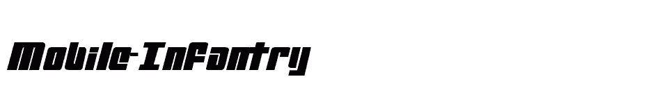 font Mobile-Infantry download