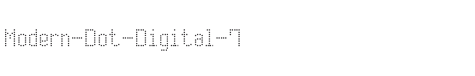 font Modern-Dot-Digital-7 download