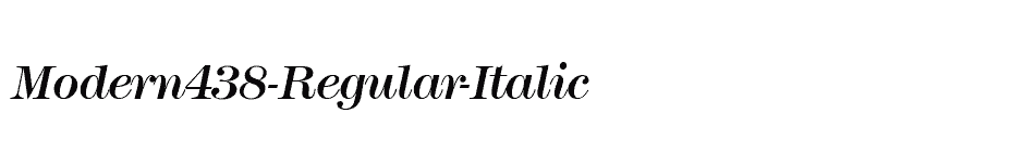 font Modern438-Regular-Italic download