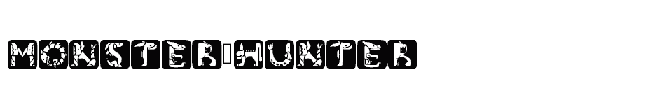 font Monster-Hunter download