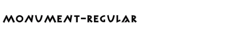 font Monument-Regular download