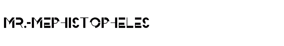 font Mr.-Mephistopheles download