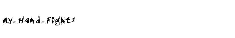 font My-Hand-Fights download