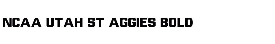 font NCAA-Utah-St-Aggies-Bold download