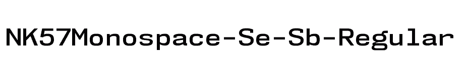 font NK57Monospace-Se-Sb-Regular download