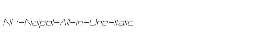 font NP-Naipol-All-in-One-Italic download