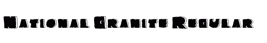 font National-Granite-Regular download