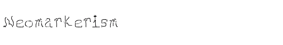 font Neomarkerism download