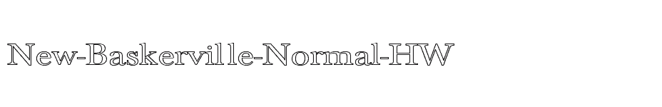 font New-Baskerville-Normal-HW download