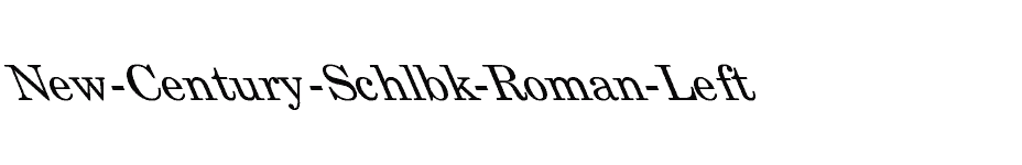 font New-Century-Schlbk-Roman-Left download