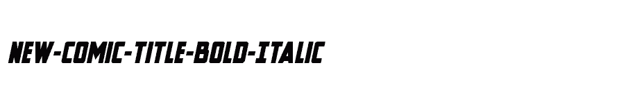 font New-Comic-Title-Bold-Italic download