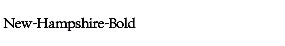 font New-Hampshire-Bold download