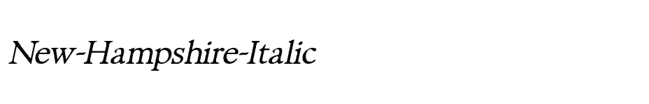 font New-Hampshire-Italic download