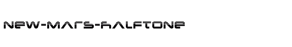font New-Mars-Halftone download