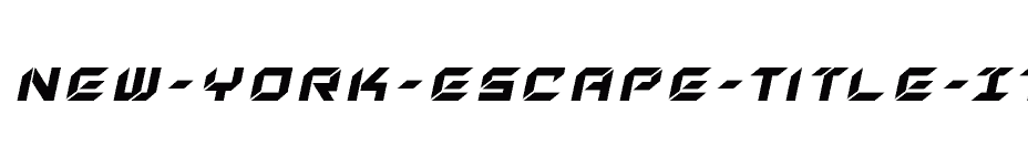 font New-York-Escape-Title-Italic download