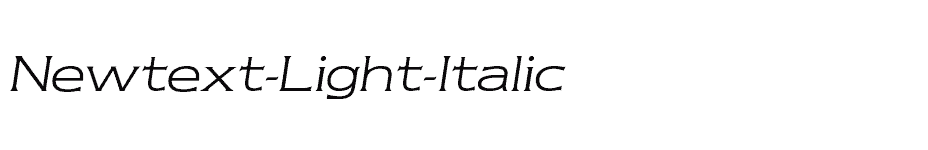 font Newtext-Light-Italic download