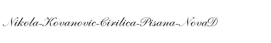 font Nikola-Kovanovic-Cirilica-Pisana-NovaD download