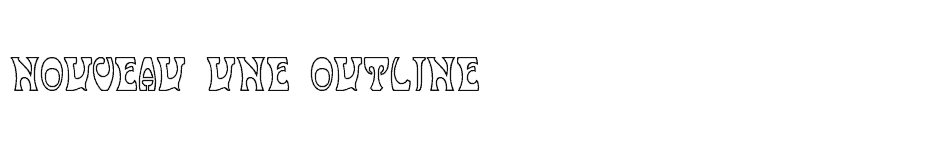 font Nouveau-Une-Outline download