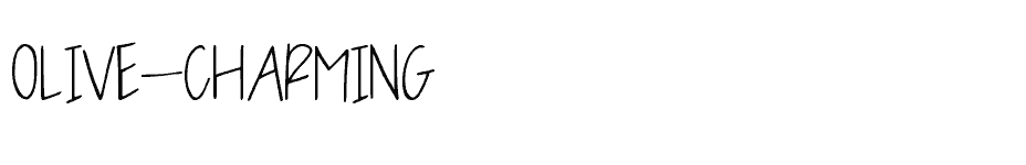font OLIVE-CHARMING download