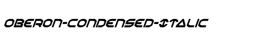 font Oberon-Condensed-Italic download