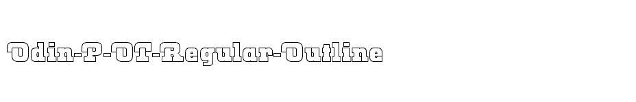font Odin-P-OT-Regular-Outline download