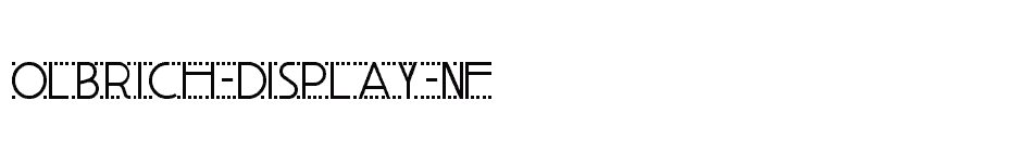 font Olbrich-Display-NF download