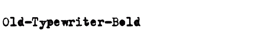 font Old-Typewriter-Bold download