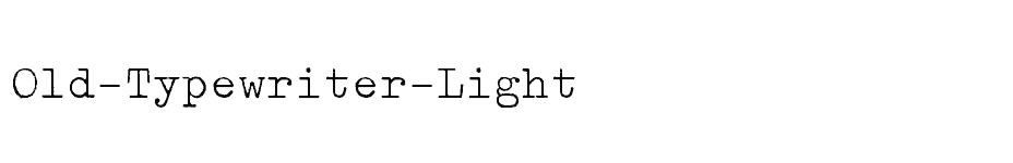 font Old-Typewriter-Light download