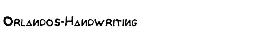 font Orlandos-Handwriting download