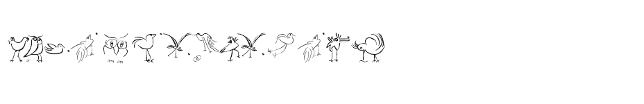 font Ornitho-Logics download