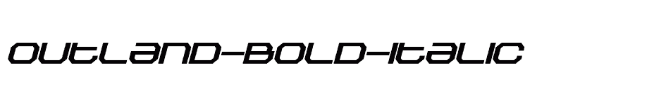 font Outland-Bold-Italic download