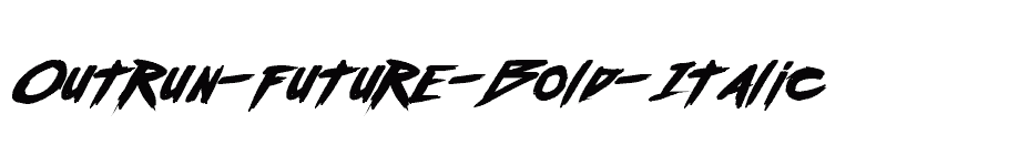 font Outrun-future-Bold-Italic download