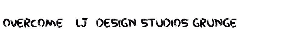 font Overcome---LJ--Design-Studios-Grunge download