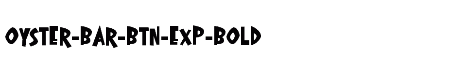 font Oyster-Bar-BTN-Exp-Bold download
