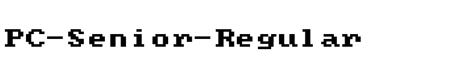 font PC-Senior-Regular download