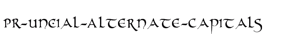 font PR-Uncial-Alternate-Capitals download