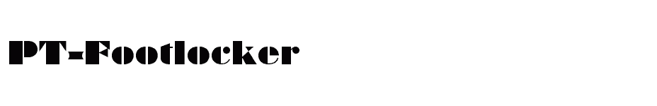 font PT-Footlocker download