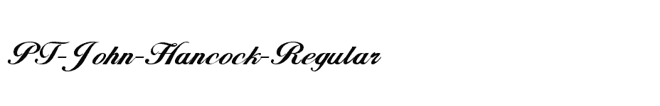 font PT-John-Hancock-Regular download