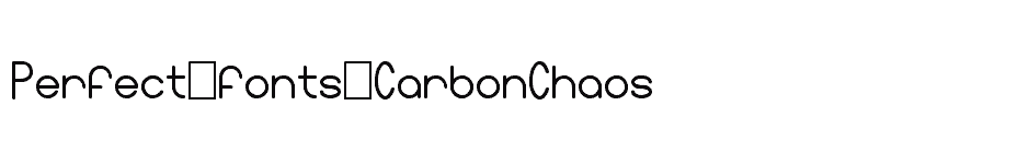 font Perfect-fonts-CarbonChaos download
