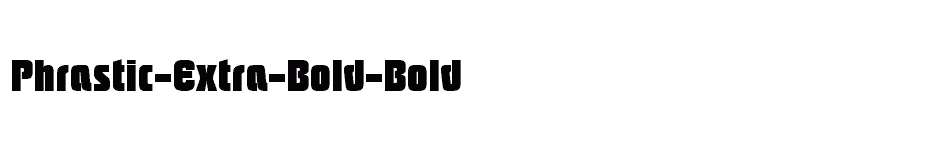font Phrastic-Extra-Bold-Bold download