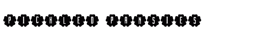 font Pickled-Pansies download