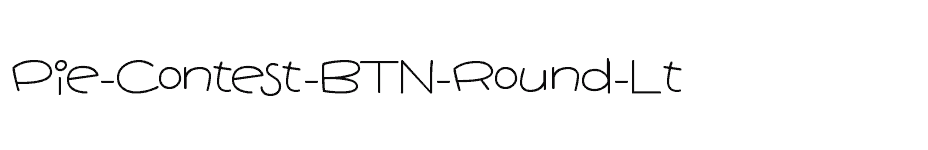 font Pie-Contest-BTN-Round-Lt download