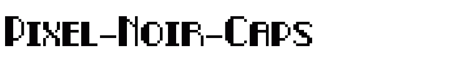 font Pixel-Noir-Caps download