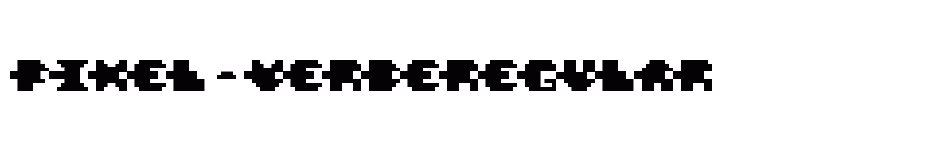 font Pixel-VerdeRegular download