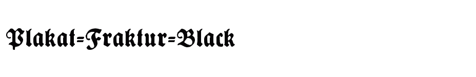 font Plakat-Fraktur-Black download