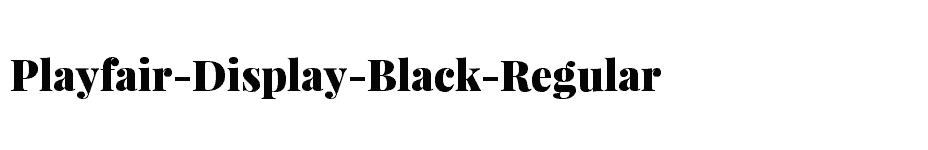 font Playfair-Display-Black-Regular download