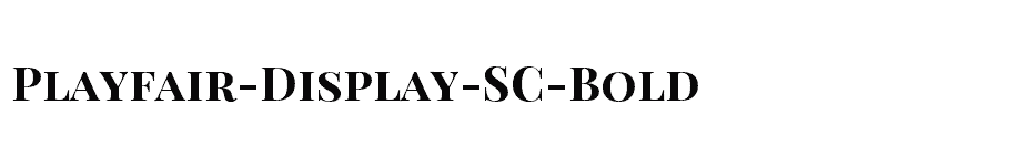 font Playfair-Display-SC-Bold download