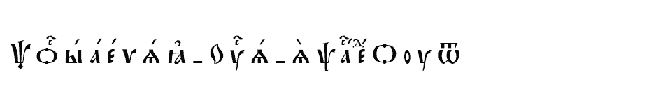 font Pochaevsk-Ucs-SpacedOut download